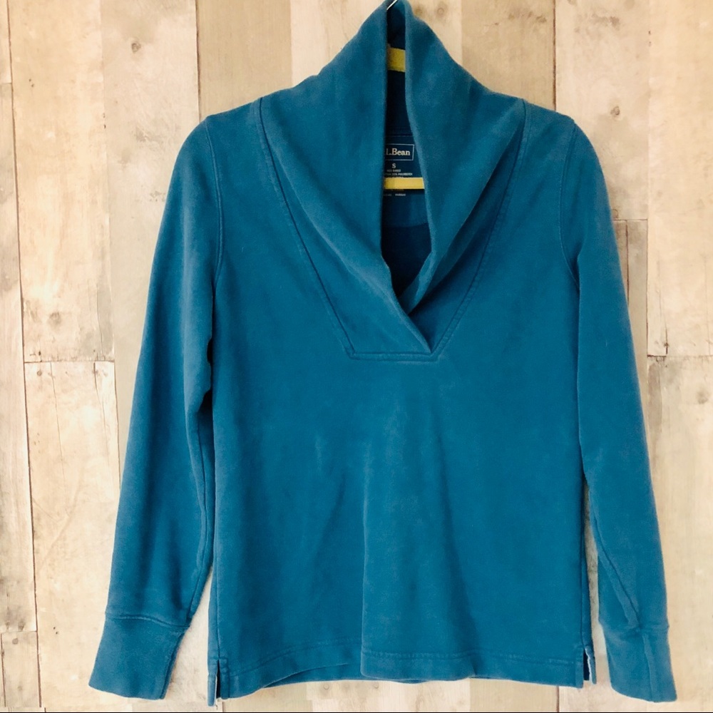 L.L.Bean Blue Pullover Size Small